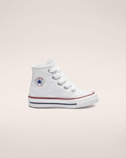 Tenis Converse Chuck Taylor All Star Classicos Cano Alto Menina Branco | PT A00P345